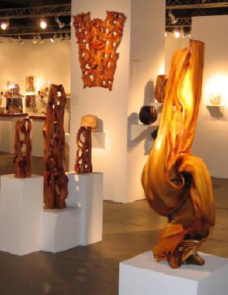 Works exhibited by Harry Pollitt at SOFA WEST Santa Fe 2009