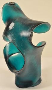 Harry Pollitt - creating Ode to Morph glass sculpture 5