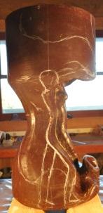 Harry Pollitt - creating Mariah glass sculpture 2