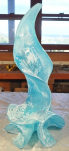 Harry Pollitt - creating Escape Velocity glass sculpture 5