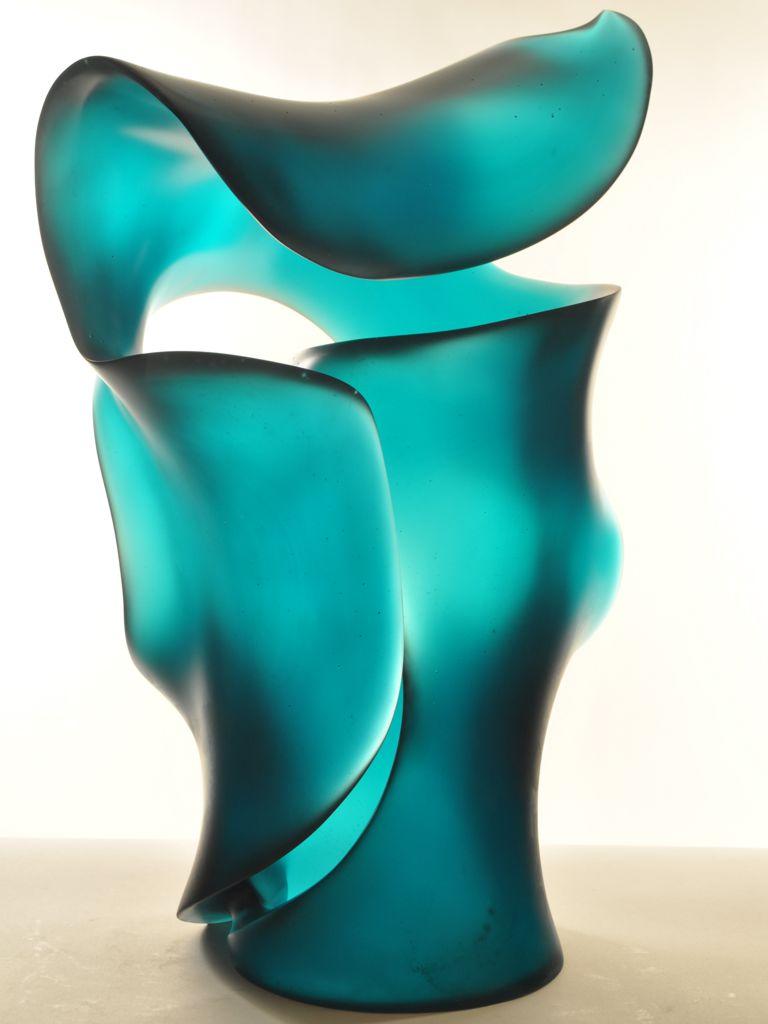 Harry Pollitt glass art sculpture - Ode to Morph