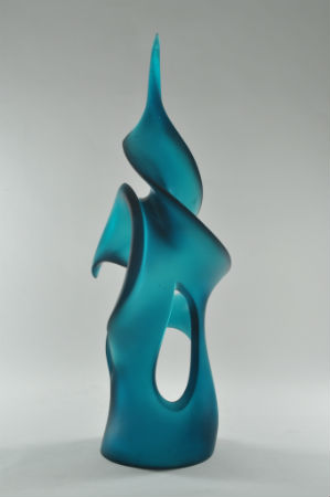 Harry Pollitt - Pinnacle glass sculpture